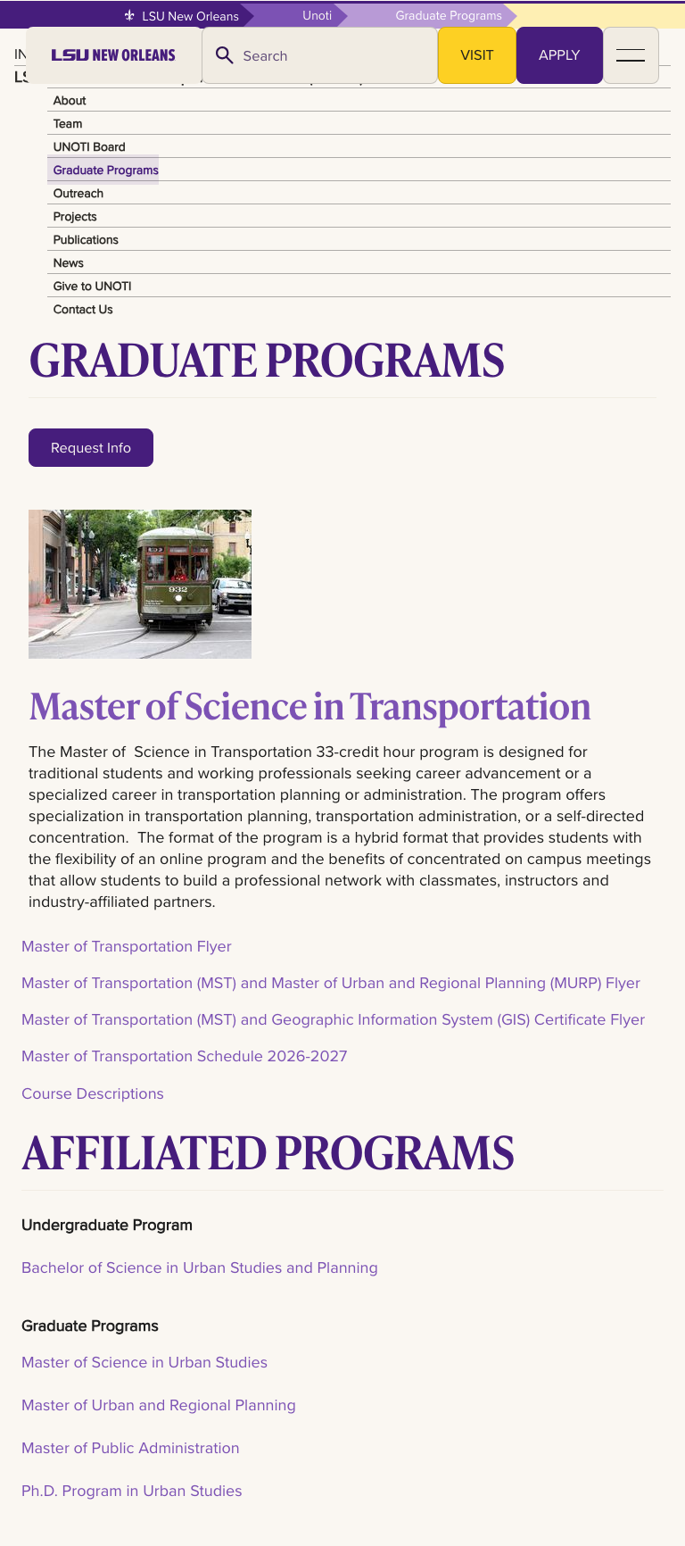 academics-colaehd-la-centers-institutes-affiliates-transportation-graduate mobile