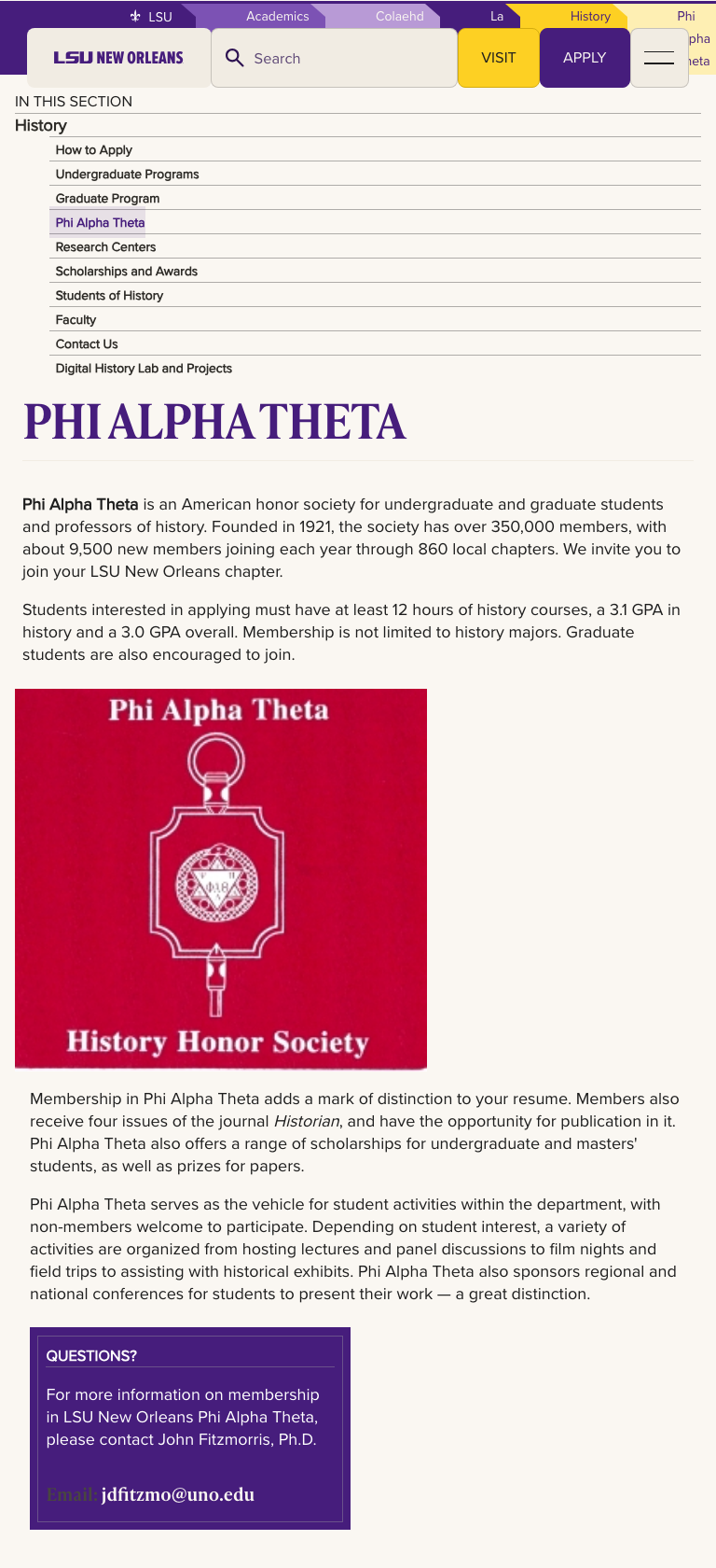 academics-colaehd-la-history-phi-alpha-theta mobile