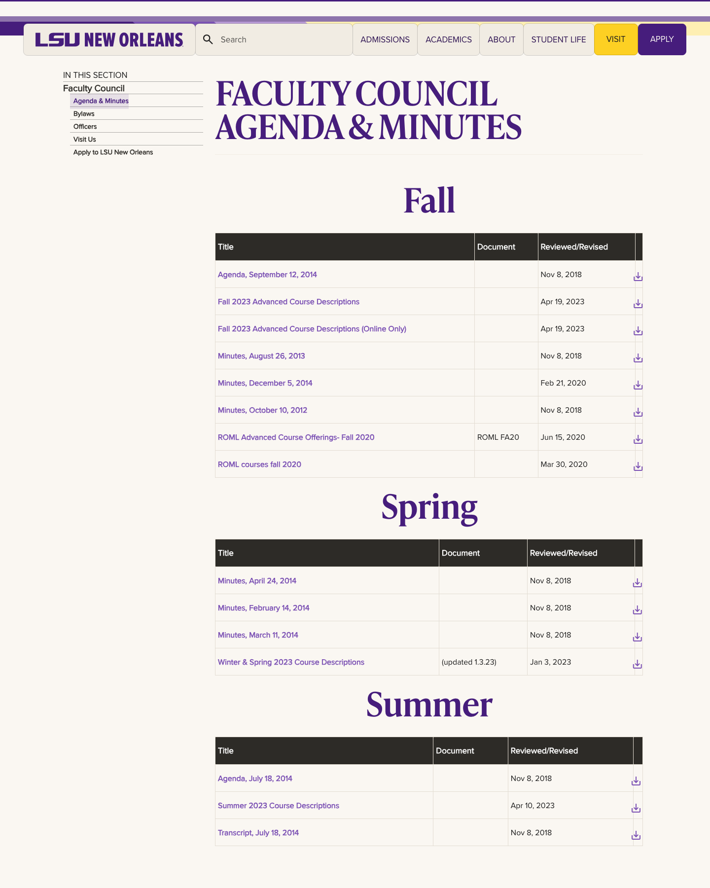 faculty-council-minutes desktop