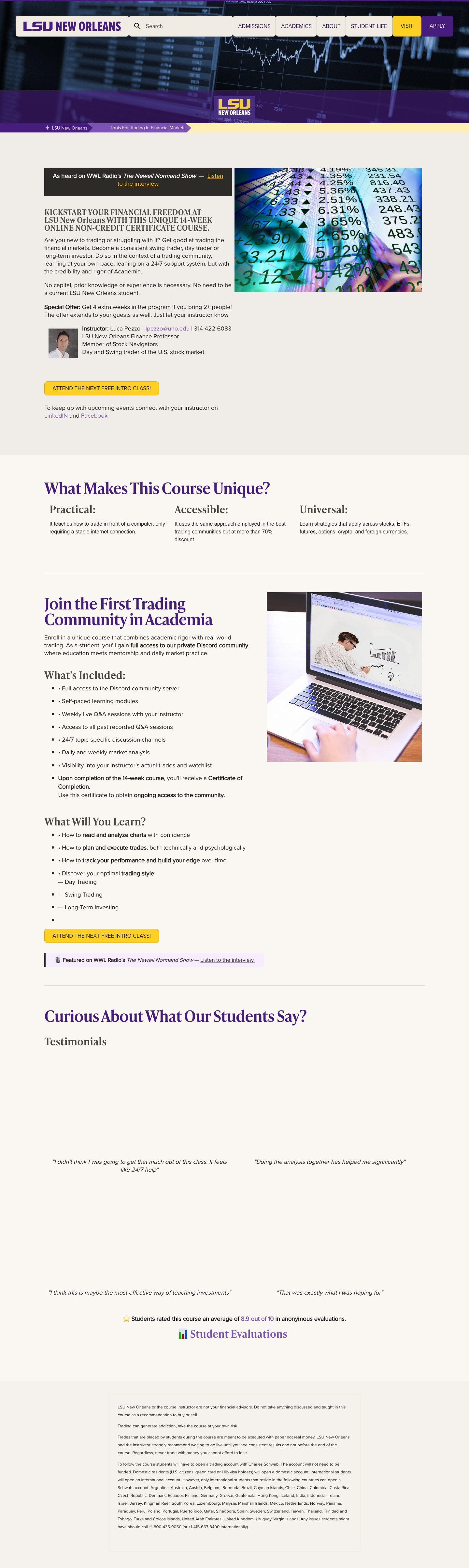 trading desktop